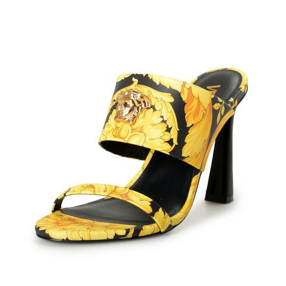 Versace | Shoes | Versace Womens Barocco Print Leather